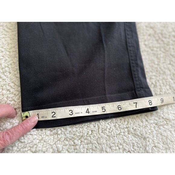 J.Crew  Womens High Rise Girlfriend Chino Black Size 18 - Picture 12 of 12